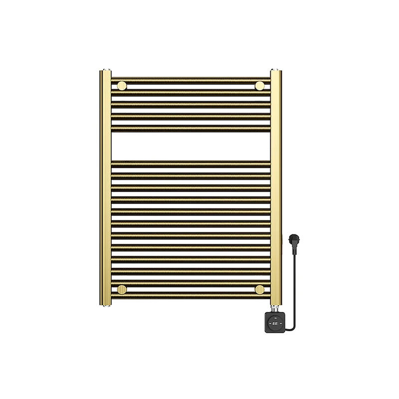Wiesbaden Elara Elektrische Radiator Smart WiFi 76,6 x 60 cm - Geborsteld Messing