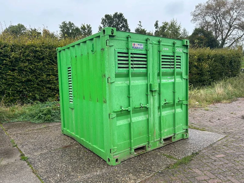 Mitsubishi 20 kVA in 8FT container aggregaat generatorset stroomgroep