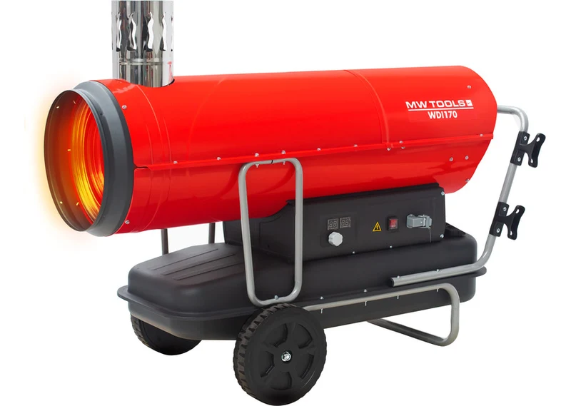 Indirecte warmeluchtblazer diesel 50kW MW Tools