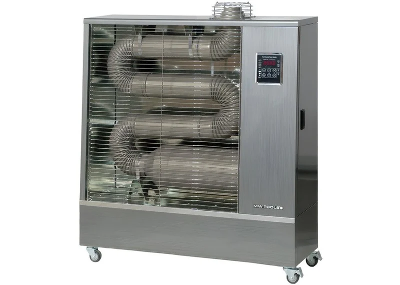 Infrarood dieselstraler Pro 13 kW silver 140-750 m³ MW Tools