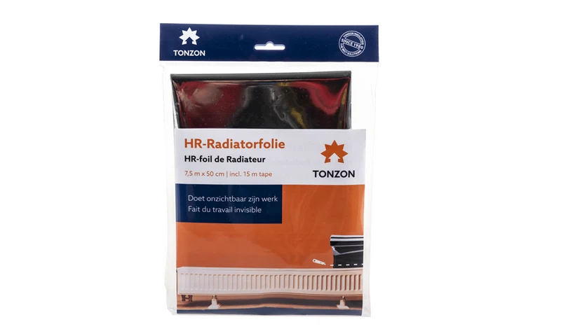 Tonzon Radiatorfolie 50 cm x 7,5 m - incl. 15m tape