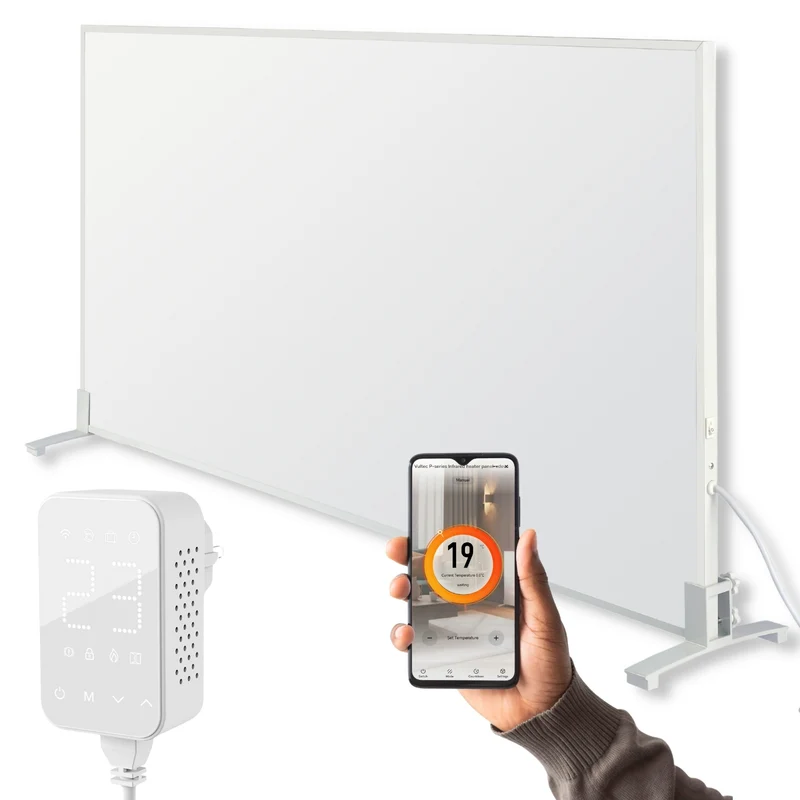 Infraroodpaneel P450 – 450W met Wifi - Vrijstaand - Wit