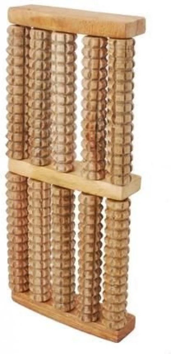 Houten traditionele voetmassage roller