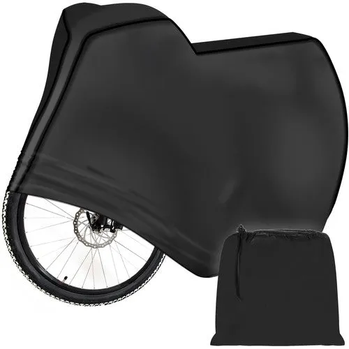 Waterdichte Fietshoes Met Opbergtas - Scooterhoes - Zwart