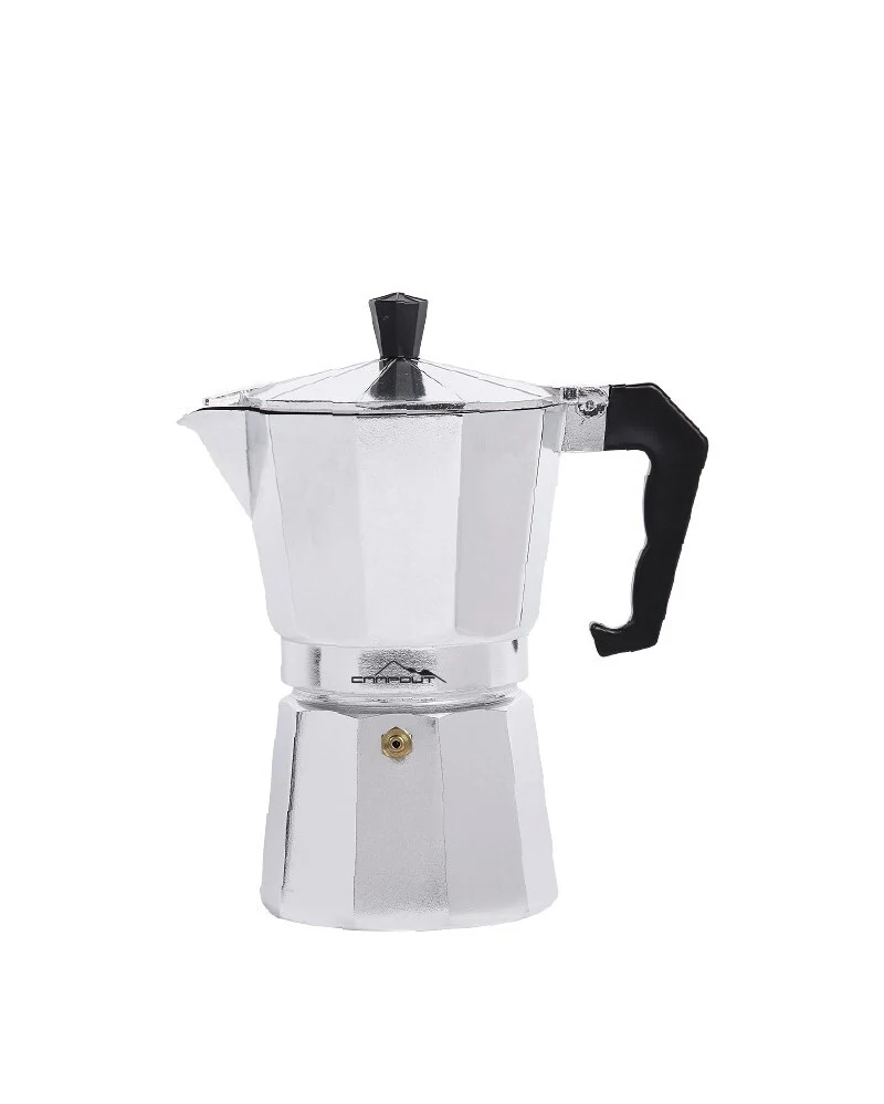 Espresso Moka Maker Percolator 6 kops Zilver