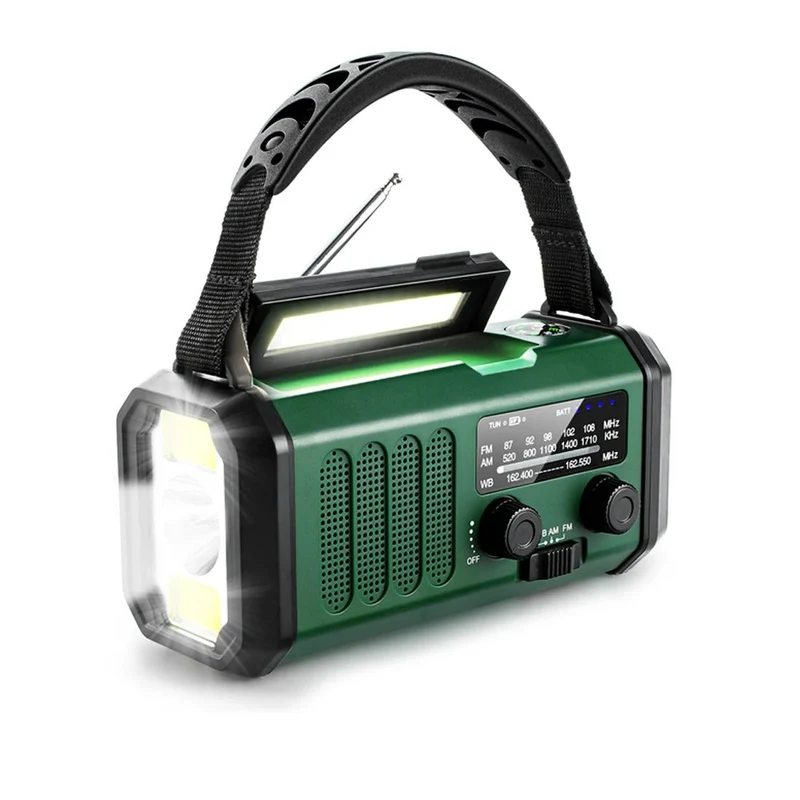 Professionele Noodradio - Opwindbaar & Solar - Krachtig en Duurzaam