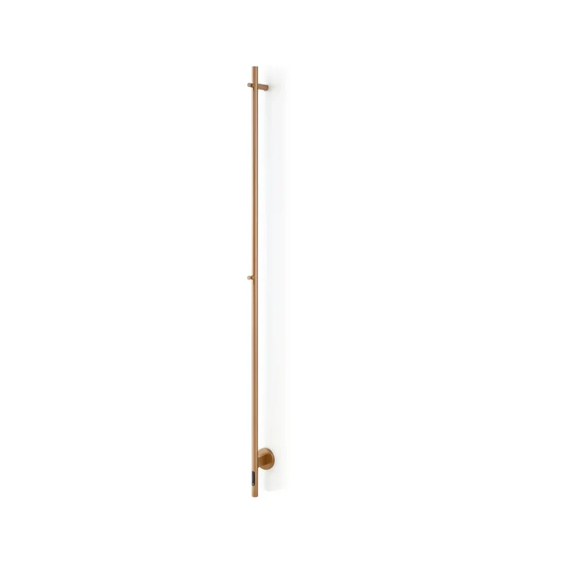 DutchLine Almi - Elektrische Handdoek Verwarmer - 24W - 1600*85*130mm – Geborsteld messing Goud