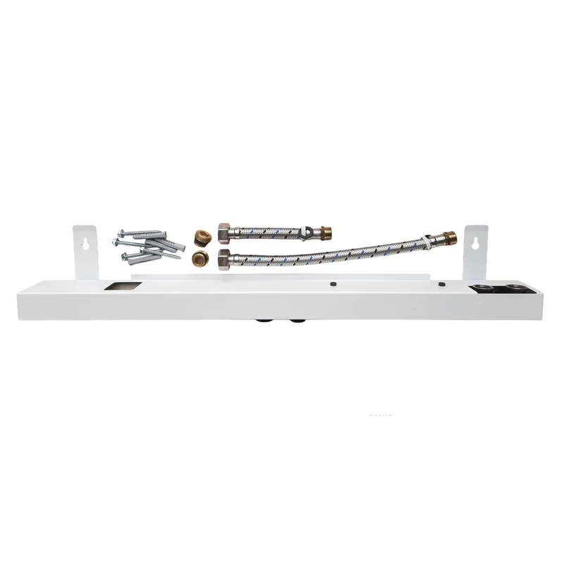 STELRAD ThermoBreeze middenaansluitset – 1200 mm – R1/2" – mat wit – toebehoren middenaansluiting