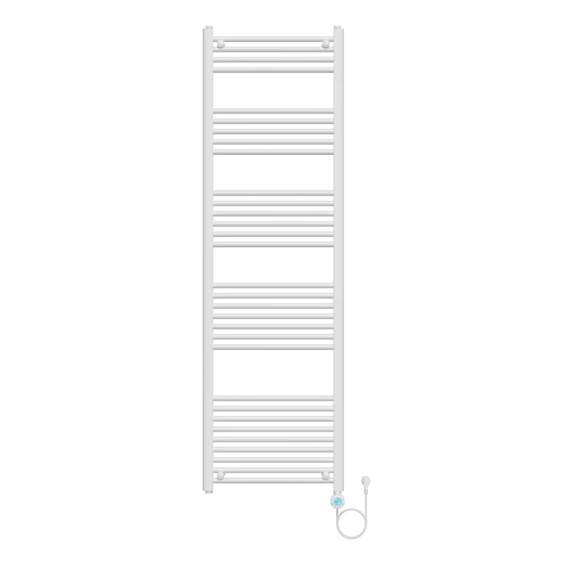 BELRAD elektrische verticale radiator met wifi – 1800x550 mm – 1000W – glanzend wit – digitale thermostaat – aansluiting rechts