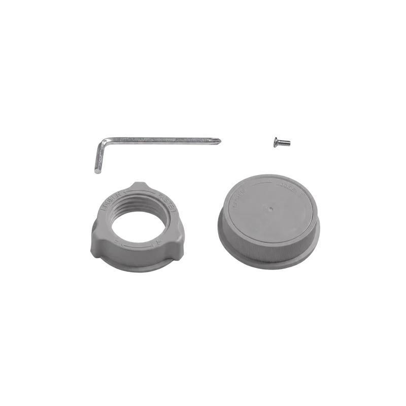 Fan Housing Ring + Blade Screw Whisper Flex Authentic Gray