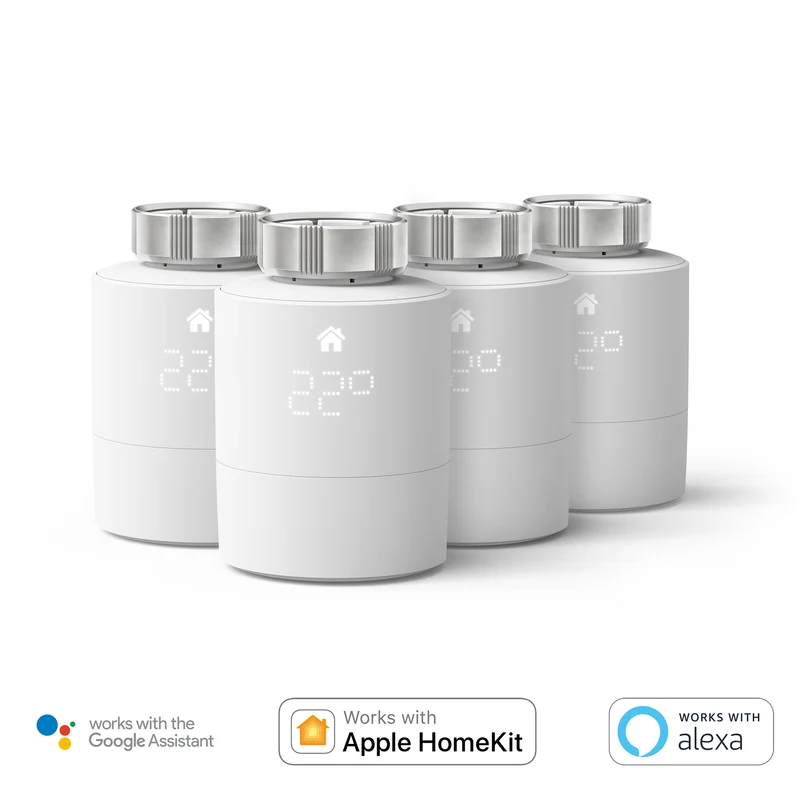 Slimme Radiatorknop - Quattro Pack