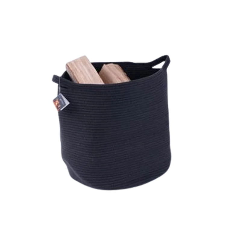 Vedkorg TermaTech bomull/polyester svart