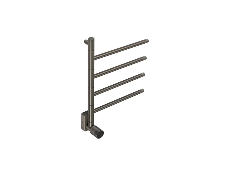 Second chance - Electric towel radiator gun metal look with thermostat - Gun metal
