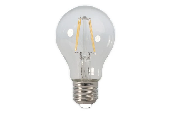 Helder serie Calex LED standaardlamp E27 transparant warm wit licht dimbaar