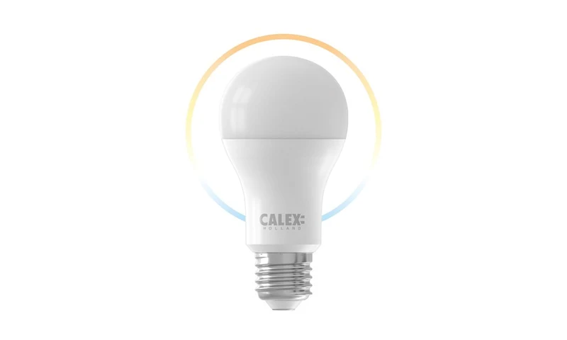 Calex Slimme Lamp - Wifi LED Verlichting - E27 - Smart Bulb - Dimbaar - Warm Wit licht - 9W