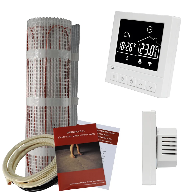 Elektrische vloerverwarming 150 Watt/m² complete set - Mat 10 m² | 1500 watt