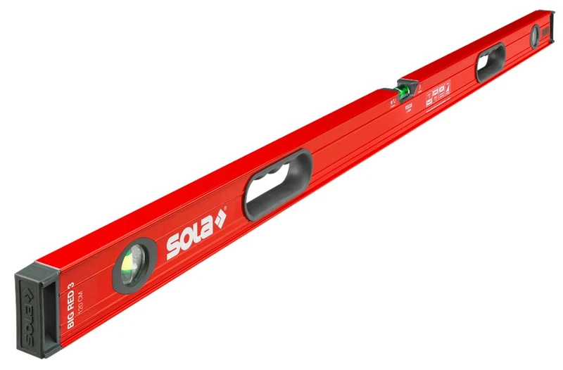SOLA WATERPAS ALU RED 3 120