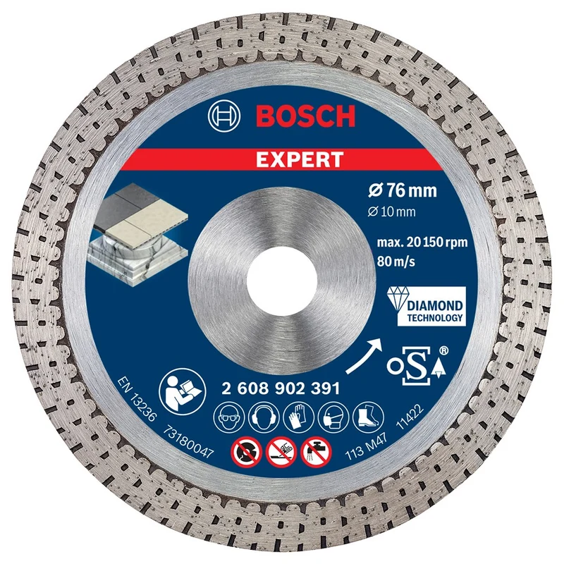 Bosch DIAMANTSCHIJF HARD CERAMIC 76