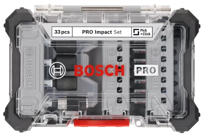 Bosch PRO IMPACT Schroefbitset 33-delig in Display - 2608521U76