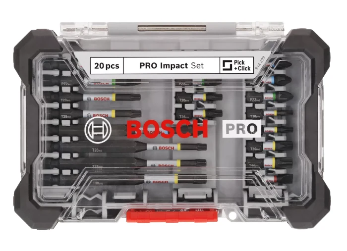 Bosch PRO IMPACT Schroefbitset 20-delig in Display - 2608521U74