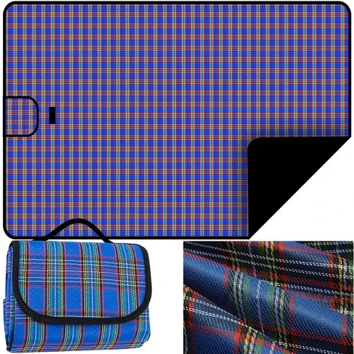 Malatec Picknickkleed - 145 x 180 cm - Waterdicht - Blauw