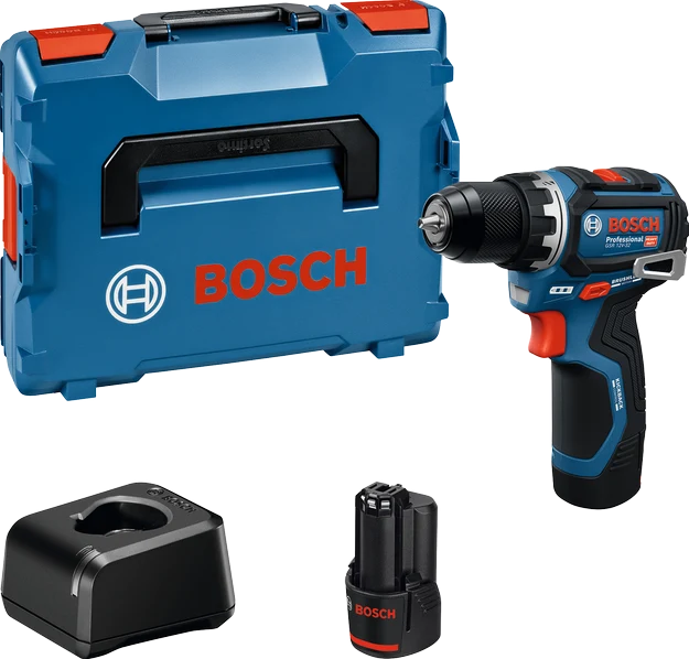 Bosch GSR 12V-32 SOLO ACCUSCHROEFBOORMACHINE L-BOXX - 2X GBA 12V 2,0 Ah