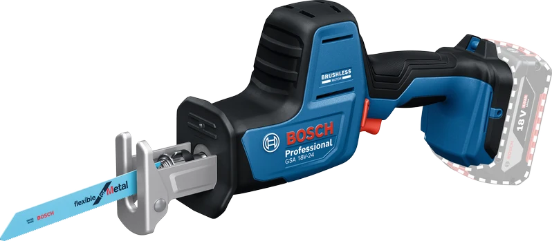 BOSCH GSA 18V-24 RECIPROZAAGMACHINE