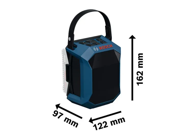 Bosch GPB 18V-1 C SOLO DOOS ACCU-SPEAKER EN ACCUDEKSEL