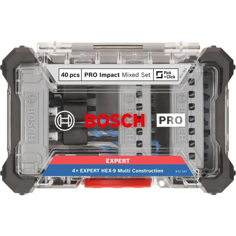 Bosch PRO IMPACT bits + MC boren 40-delig in Display - 2608521U85