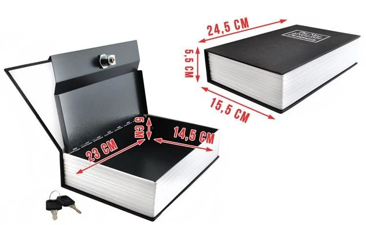 Malatec Kluis in Boekvorm - Engels Woordenboek - 24 x 15,5 cm