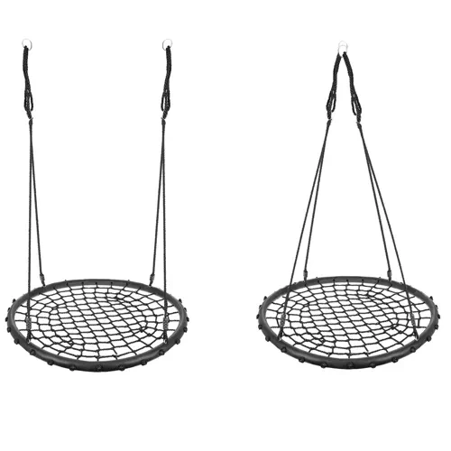 Malatec Ooievaarsnest Schommel - 100 cm - 150 kg - Zwart