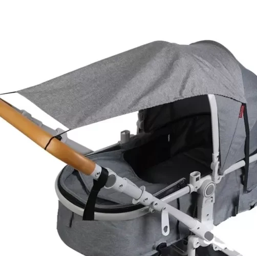 Malatec Zonnekap voor Kinderwagen - Universeel - Grijs - Verstelbaar