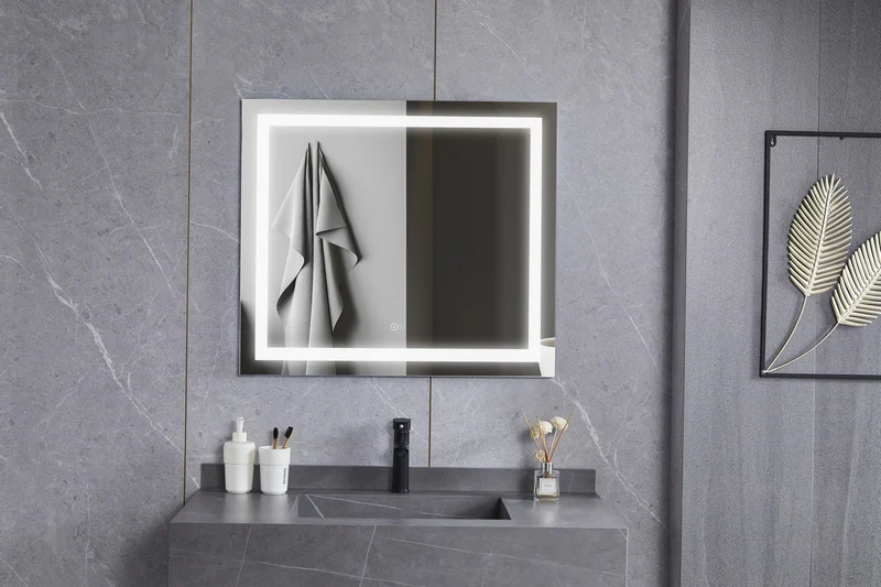Second chance - Mirror 70 x 120 cm frameless, built-in LED lighting and anti-condensation - Default