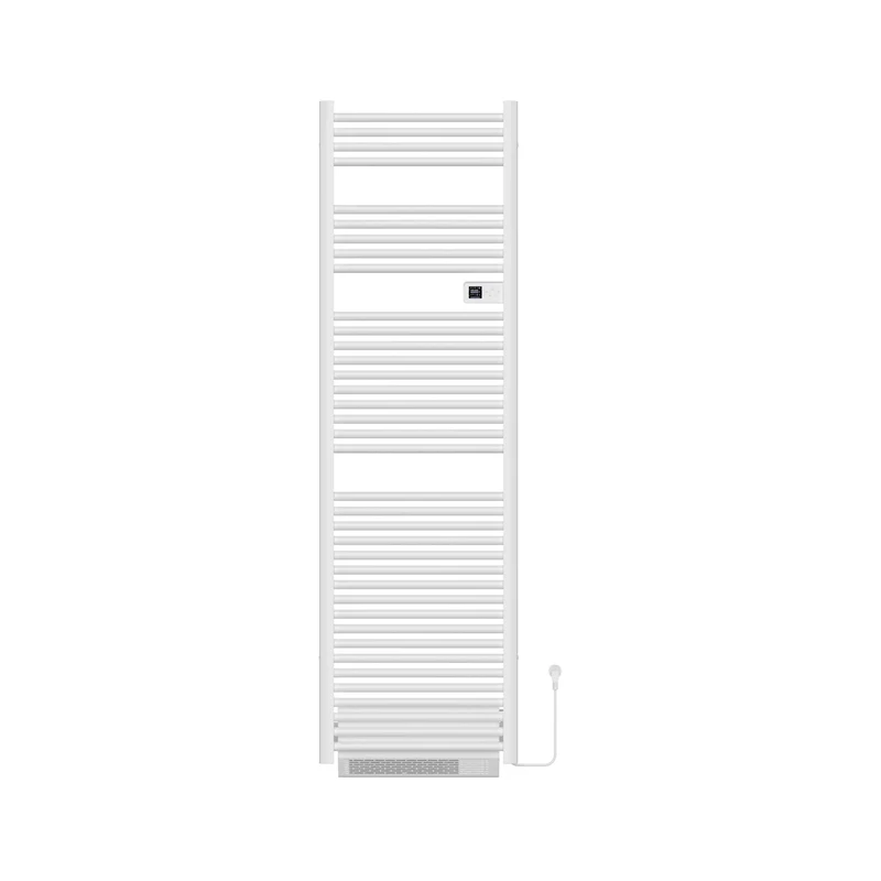Badkamer Elektrische Digitale Radiator Handdoekverwarming Smart Wifi met extra Blower Droogfunctie 2000W - 1840 X 540 X 133 MM SaniSupreme Nexaro Glanzend Wit