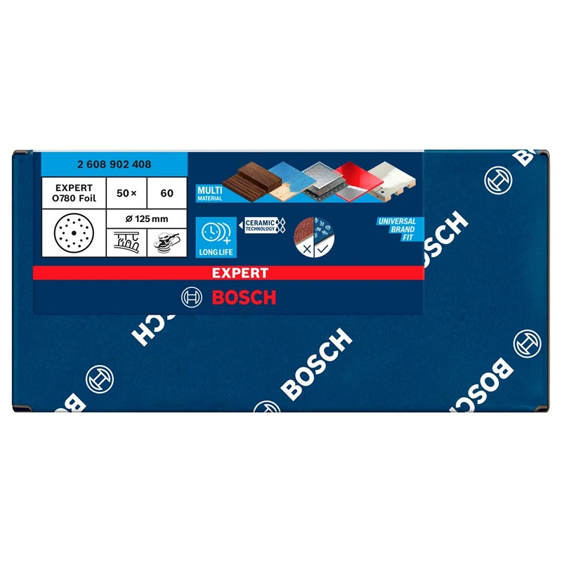Bosch SCHUURSCHIJF O780, 125 MM, G60, 50X