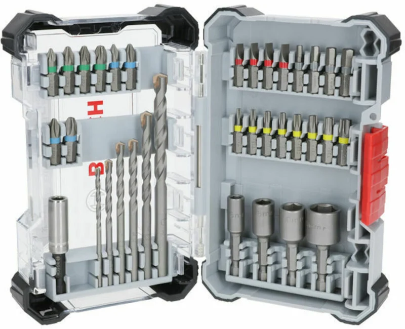 Bosch 35-delige boor- en bitset voor beton en steen - 2607017728
