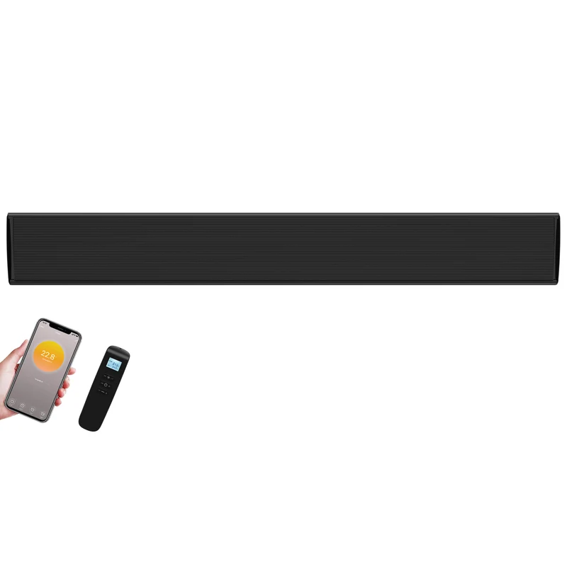 Infrared patio heater Fireside Friend with Wi‑Fi and thermostat