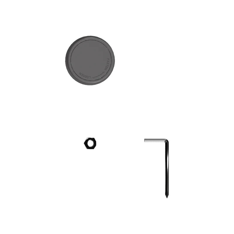 Fan Housing Ring + Blade Screw Whisper Flex 2 (Smart) Gray