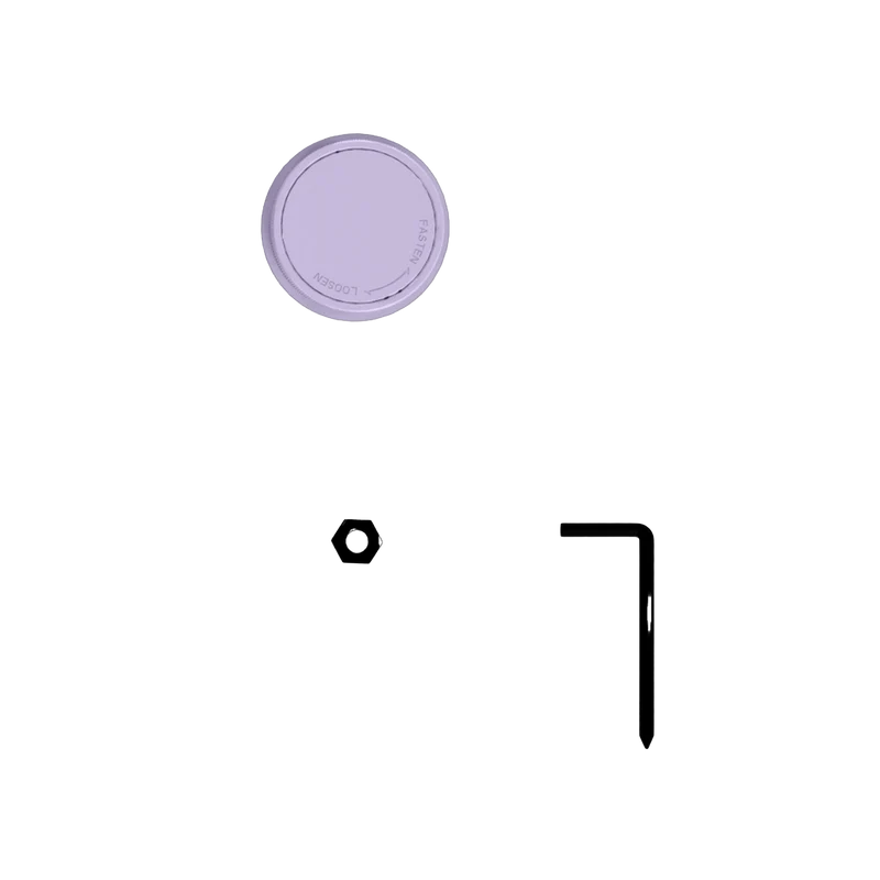 Fan Housing Ring + Blade Screw Whisper Flex 2 Lavender