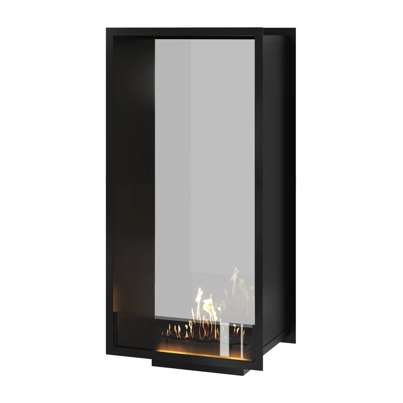 Verticale Bio-ethanol Doorkijkhaard Fame Enkel Glas 60 x 180 cm | Wild Flame