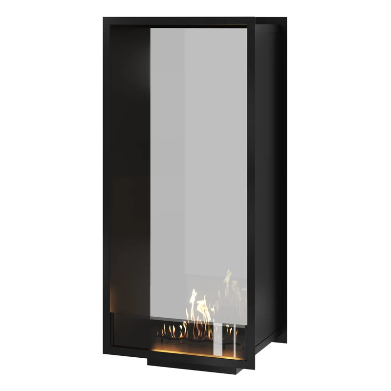 Verticale Bio-ethanol Doorkijkhaard Fame Enkel Glas 60 x 200 cm | Wild Flame
