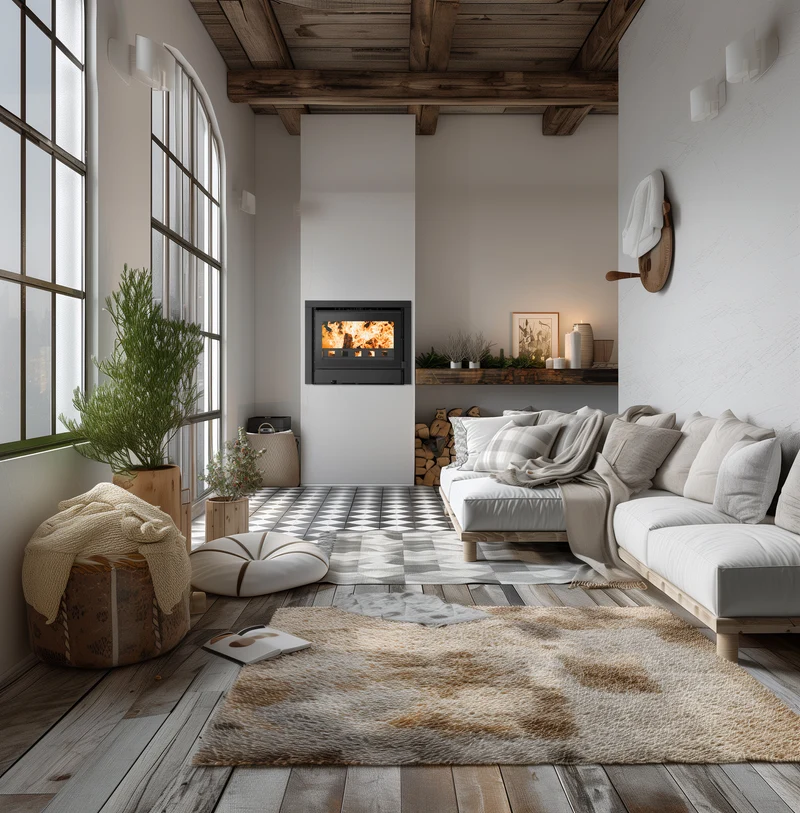 WOOD STOVE DB-60 8KW