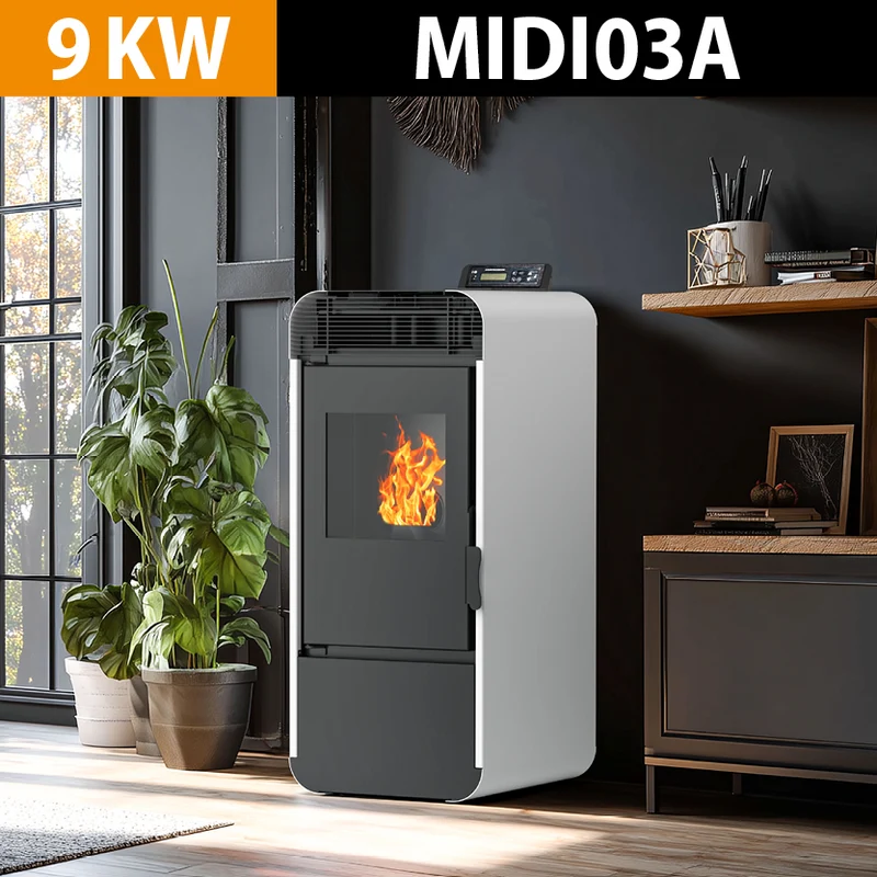 PELLETSTOVE MIDIO3A 9KW