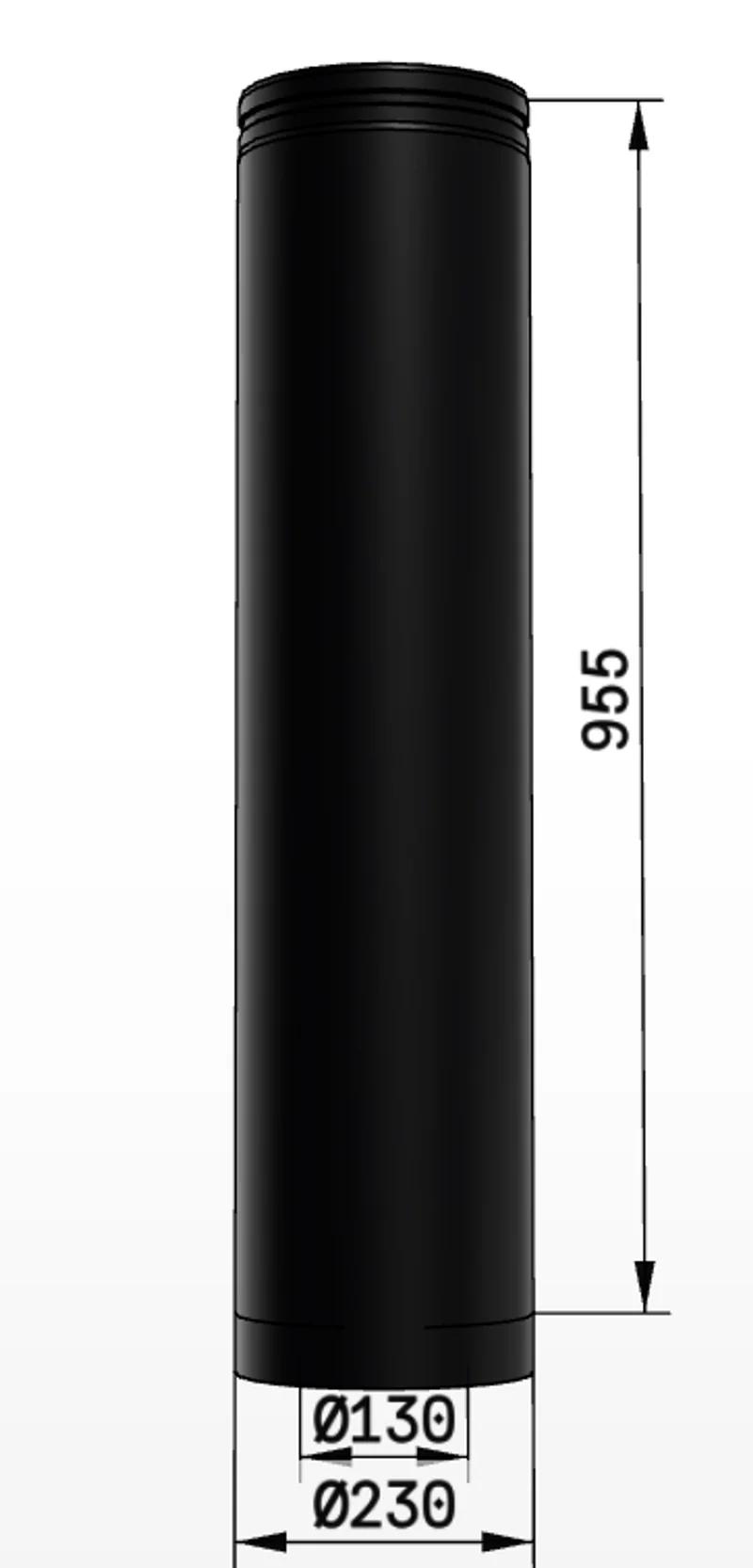 Skorsten Schiedel Raklängd PMS50/130