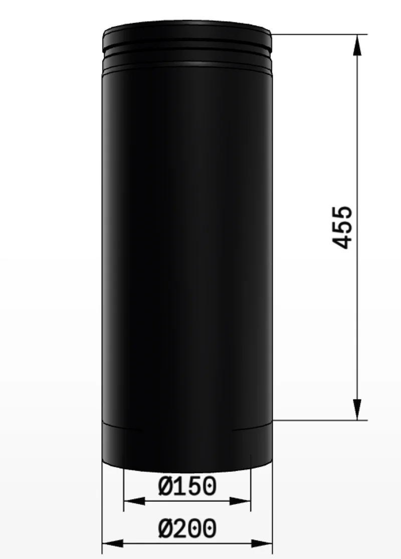 Skorsten Schiedel Raklängd PMS25/150