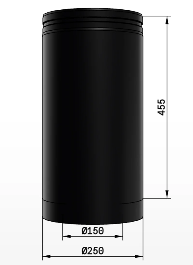 Skorsten Schiedel Raklängd PMS50/150