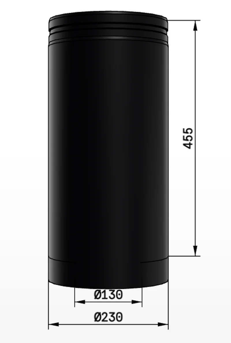 Skorsten Schiedel Raklängd PMS50/130