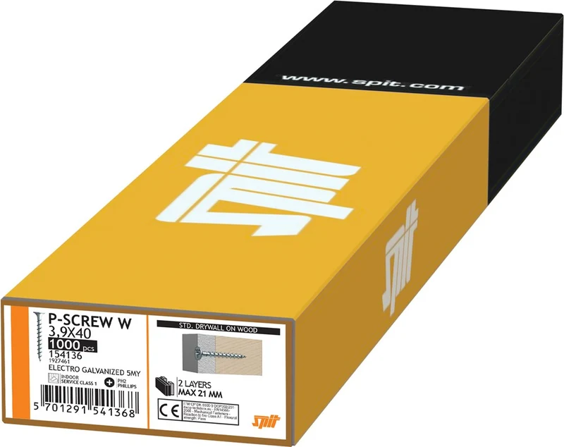 SPIT GIPSSCHROEF CS40 x 3,9 - 1.000 ST