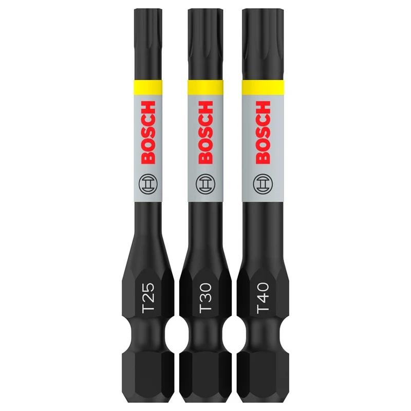 Bosch 3 PRO BITS IMPACT T25 T30 T40 55MM