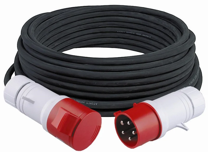 Connectra CEE VERLENGLEIDING 16A NWPK 5X2.5 25M +FW